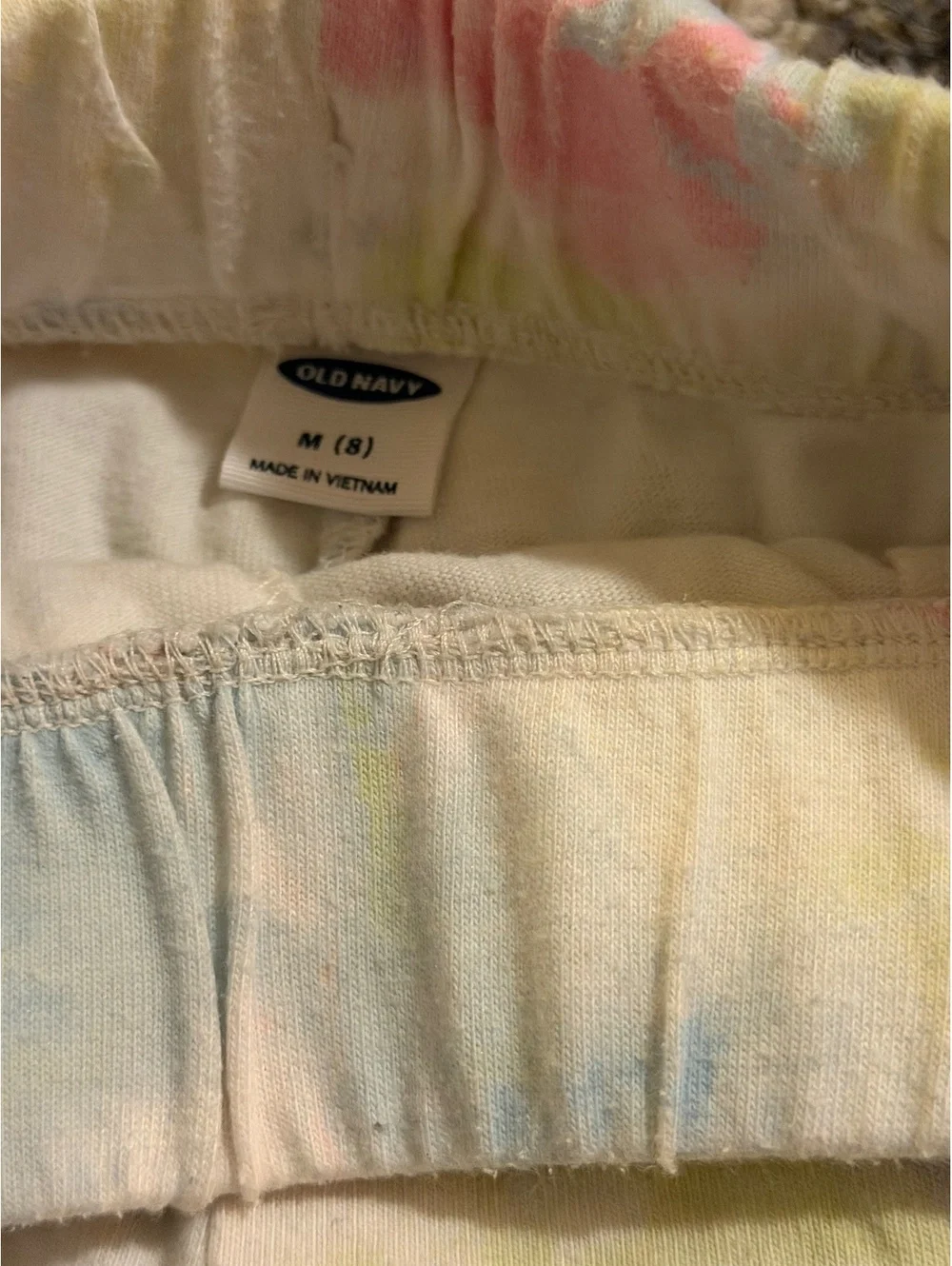Old Navy Girls' Tie Dye Lounge Shorts, Size M (8)